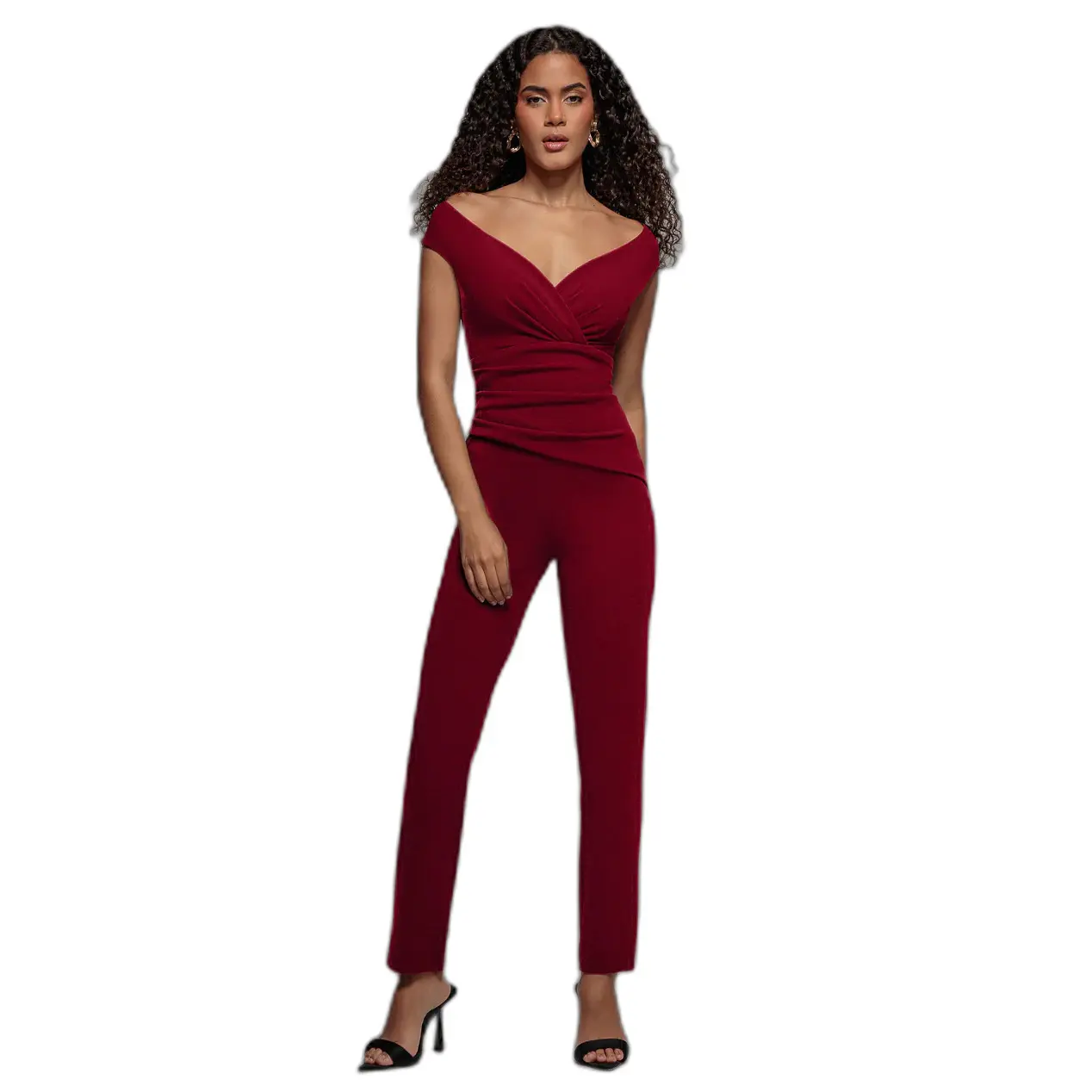 Combinaison femme Goddiva Scuba Crepe Bardot