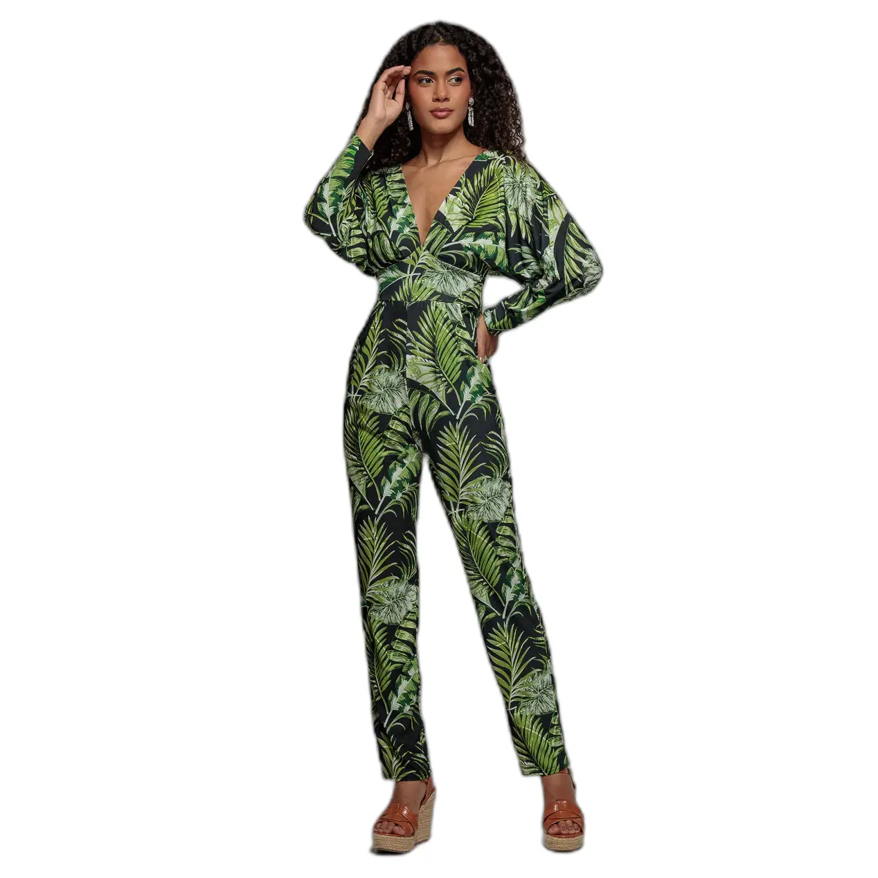 Combinaison femme Goddiva Tropical Print