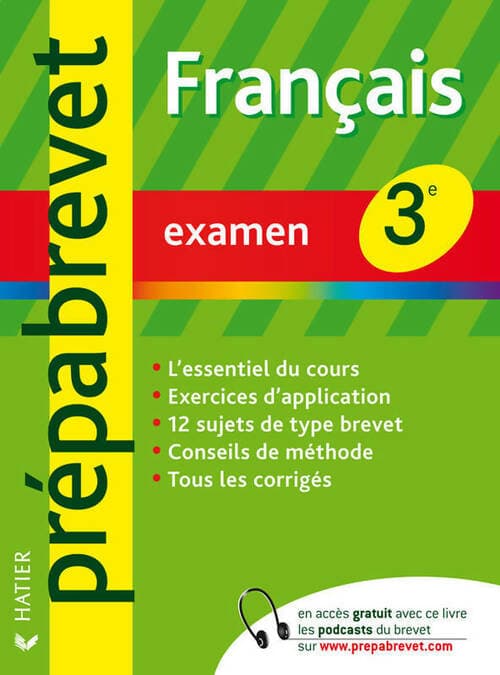 Francais 3e : examen - Bénédicte Bonnet