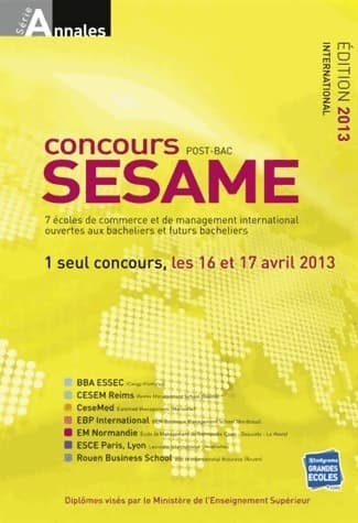 Concours Sésame post bac 2013 - Collectif