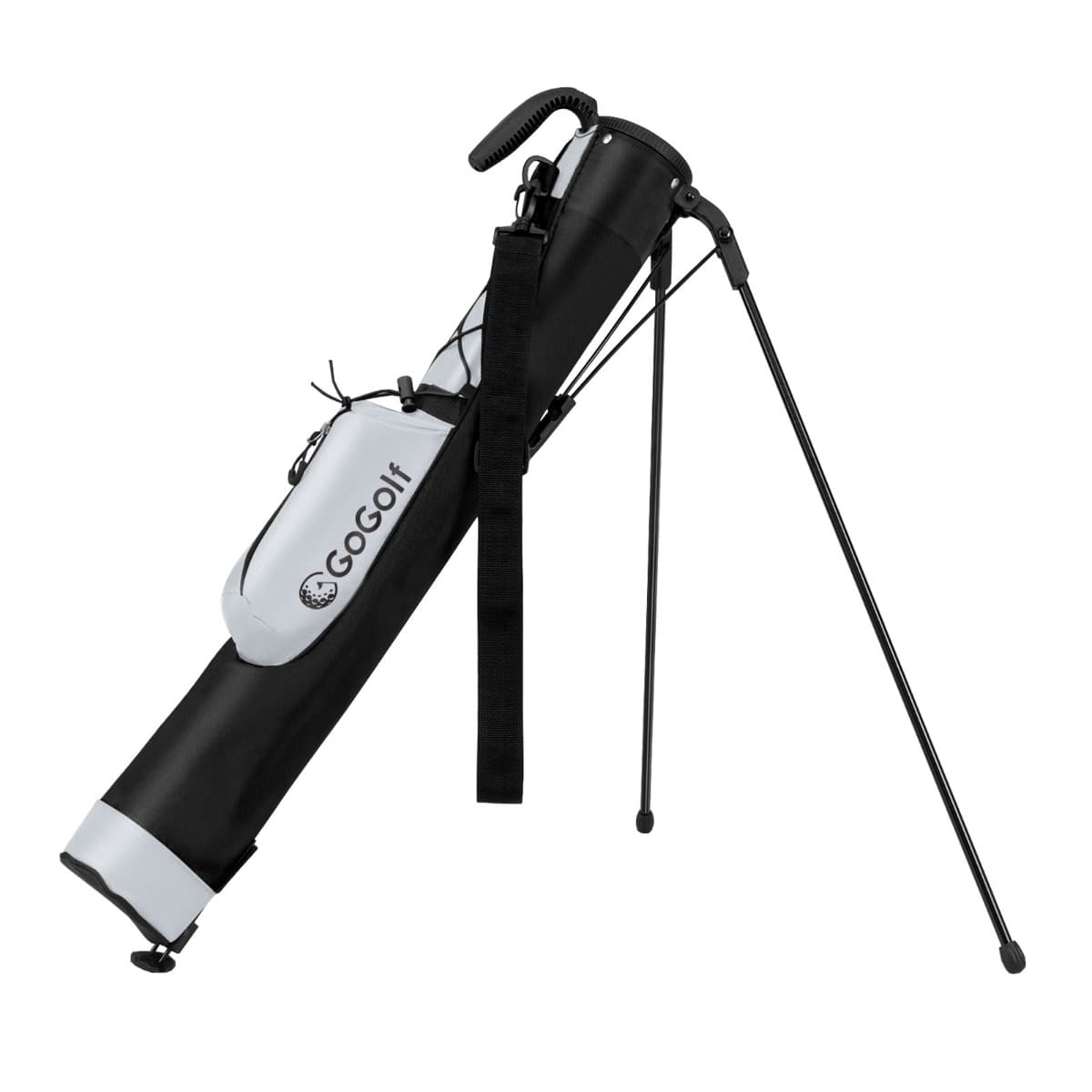 CostwaySac de Golf Léger avec Trépied Sac de Golf Pitch n Putt pour Aire de Practice Parcours Par 3 et Exécutifs Sac de Golf Gris
