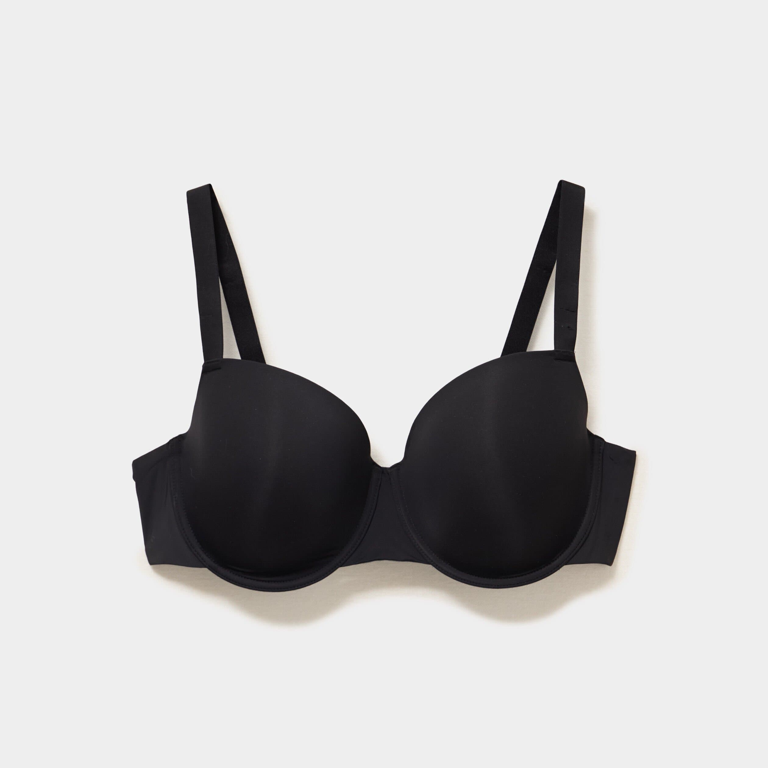 Soutien-gorge corbeille noir femme grande taille